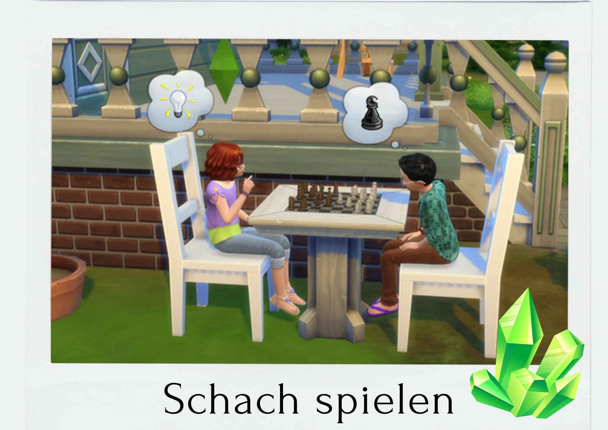 Schach spielen - Sims 4 - germanola