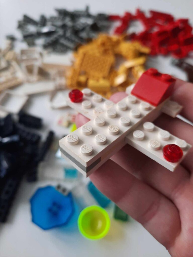 Samolot z lego brickit