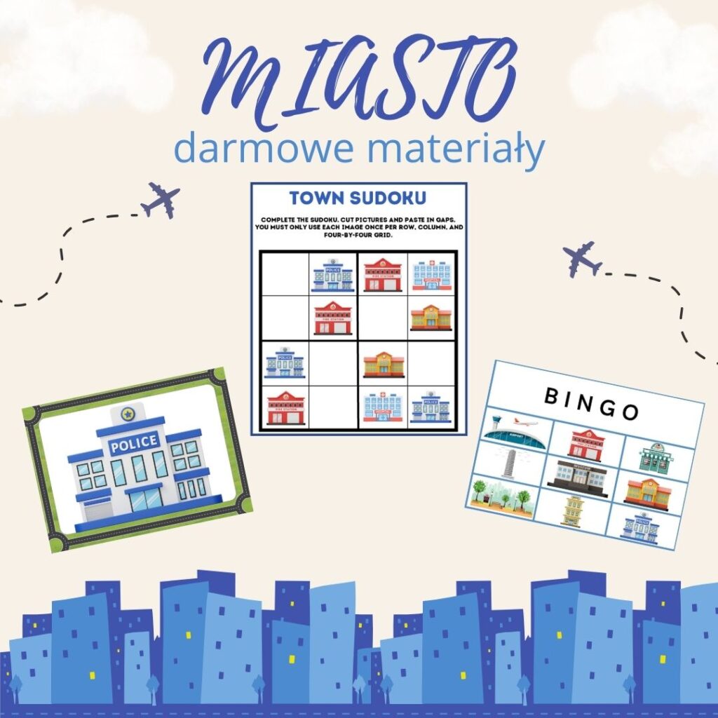 lekcja o mieście - darmowe materiały