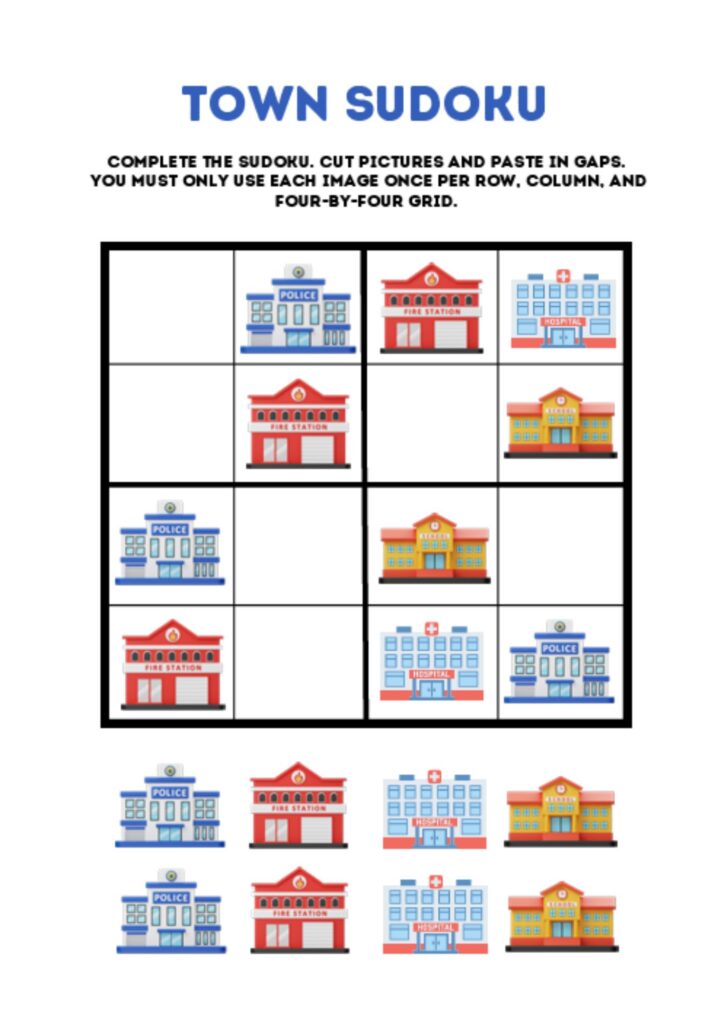 town sudoku