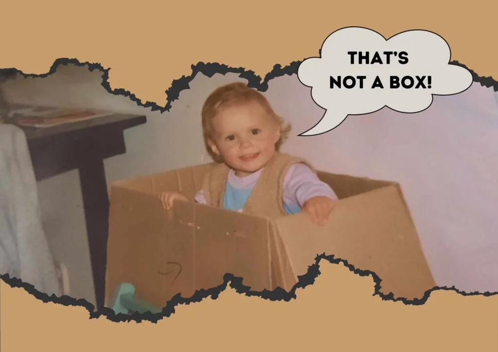 dziecko w kartonie - that's not a box