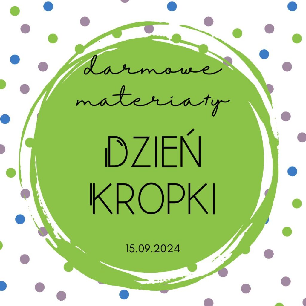 dzień kropki na lekcji angielskiego
