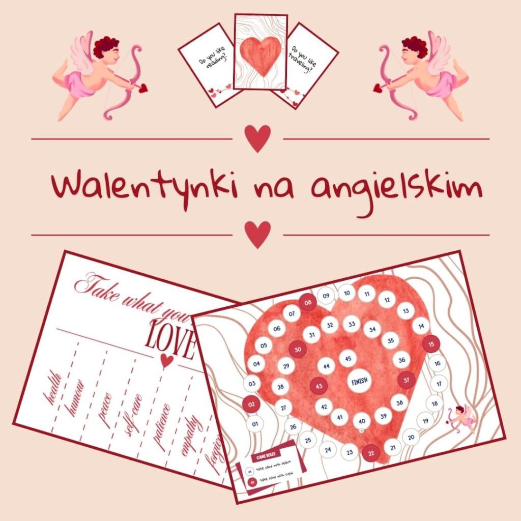 walentynki na angielskim